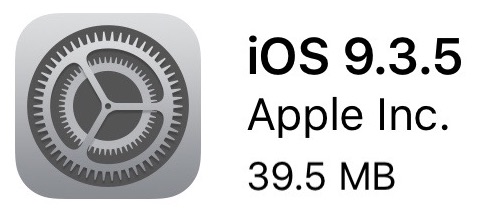 iOS 9.3.5