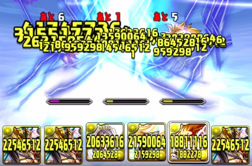 【パズドラ日記】パイモンパーティで「ゼウス（+297）降臨！」に挑戦! 十字消しによる超絶高火力!!