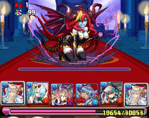【パズドラ日記】水着ミルで「ヘラ（+297）降臨！」に挑戦! コンボ吸収がつらい…!
