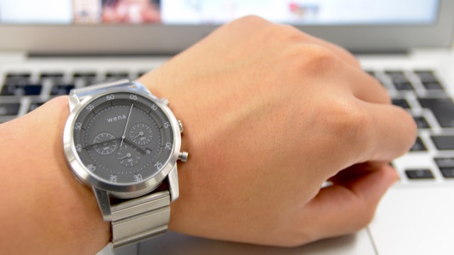 ソニーのスマートウォッチwena wristの通知