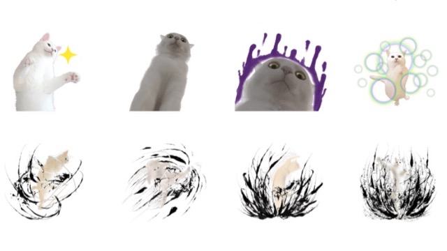 重力を無視するねこ「ミルコ」のLINEスタンプ一覧