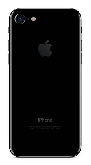 iPhone7 アイフォン7　色　ジェットブラック