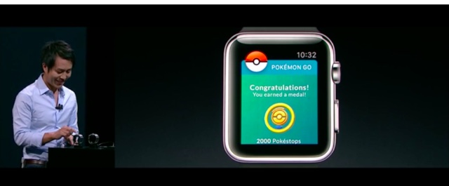 Apple発表会 AppleWatchでポケモンGOが遊べる