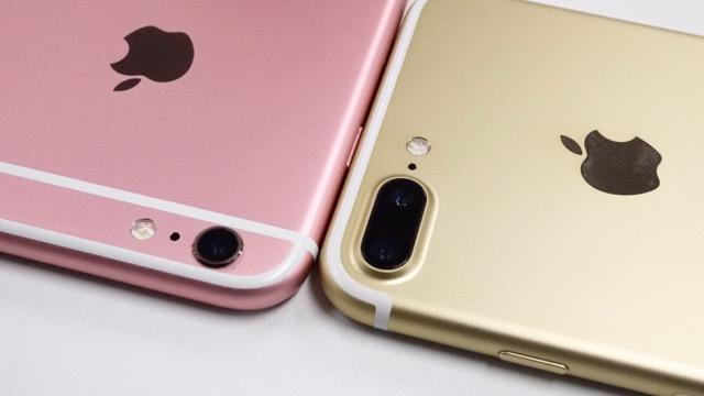 iPhone 7 PlusとiPhone 6s Plusの本体比較