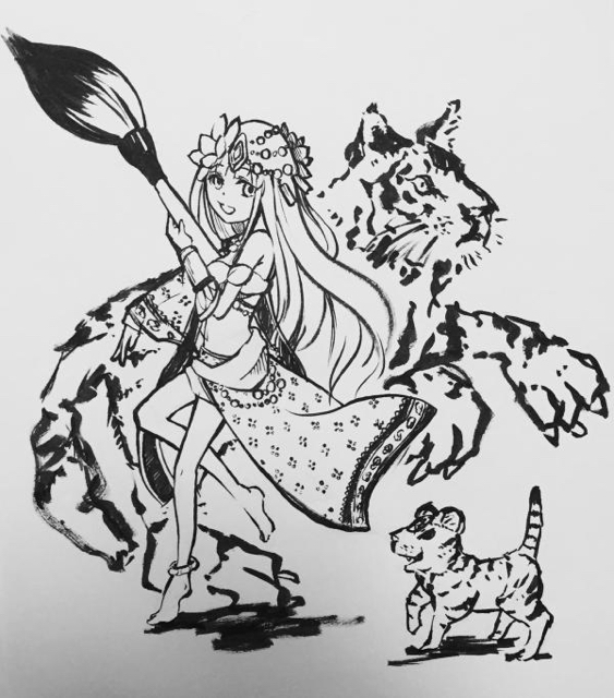 パズドラ 筆ペンで描かれた青ソニアや覚醒パールヴァティー 芸術的な作品を紹介 Appbank
