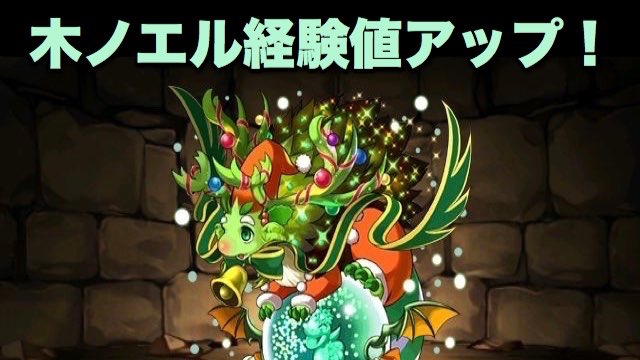 パズドラ ミオン降臨 ノエルチャレンジ 結果発表 木ノエルの経験値が超絶アップ Appbank