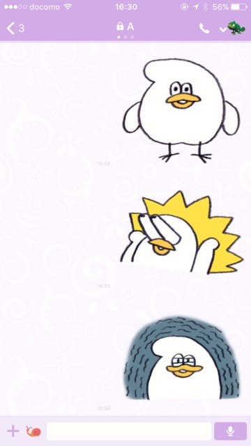 lineラインLINEスタンプおすすめ鳥とりもち