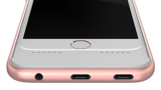 iPhone 7(アイフォン 7)にイヤホンジャックをつけられるケース