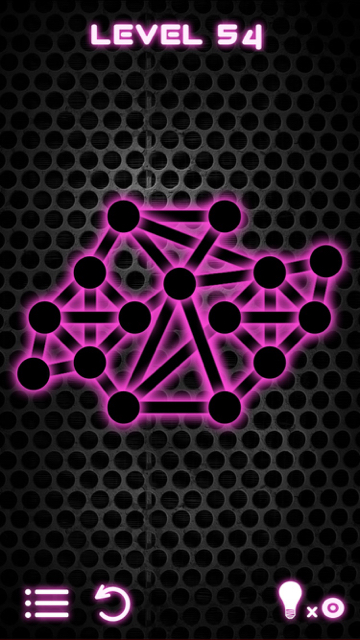 Glow Puzzle,一筆書きゲーム,無料App