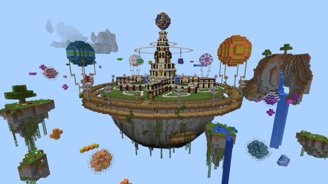 【マイクラ(Minecraft)PE】背景を「本物の空」のように変える方法