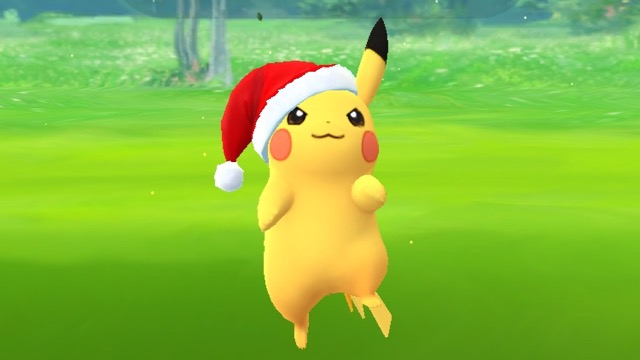 【ポケモンGO（Pokémon GO）】期間限定の赤い帽子をかぶったピカチュウ(サンタピカチュウ)の入手方法