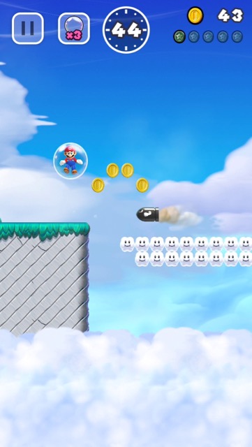 シャボン(バブル・泡)を使ってコインを多く(たくさん・沢山)集めるスーパーマリオラン(Super Mario run)の攻略・裏技(うらわざ・裏ワザ・ウラワザ)・テクニック・コツの紹介