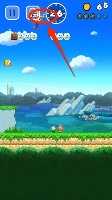 【スーパーマリオラン(SUPER MARIO RUN)攻略】1-1 とんで のぼって のりこえて ピンクコイン パープルコイン ブラックコイン 場所 取り方 見つからない- 1