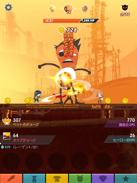 画面をタップするクッキークリッカー系のカジュアルアクションゲーム「Tap Titans 2・tap taitans(タップタイタンズ)」が配信開始・リリース