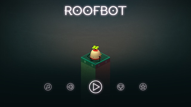 【360円→無料】かわいいキャラと音楽に癒されるパズルゲーム『Roofbot/ Puzzler On The Roof』