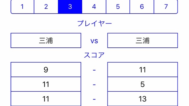 スポーツマンが作った試合の結果を振り返る手帳アプリ