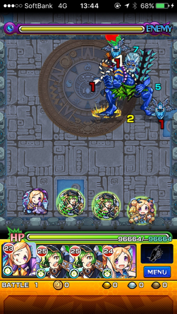 モンスト 念願の 特級l をゲット 英雄の神殿 春の間 周回 2日目 Appbank