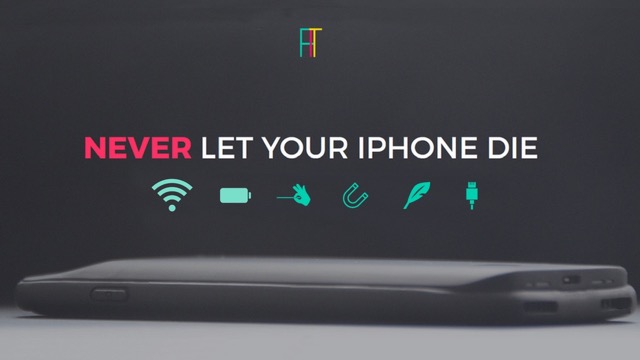 バッテリー内蔵なのにかなり薄いiPhoneケース『FITCAZE』 マグネット内蔵で車載もラクラク