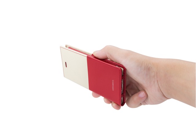 GRAMAS フルレザー手帳型ケース TRICO