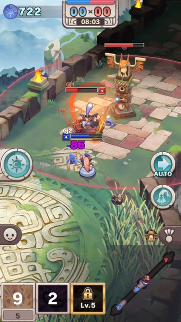 新作・無料スマホゲームアプリ、MOBA（マルチプレイヤー・オンライン・バトルアリーナ）と3DアクションRPGの融合である「オーディンクラウン」の先行プレイレビュー 27