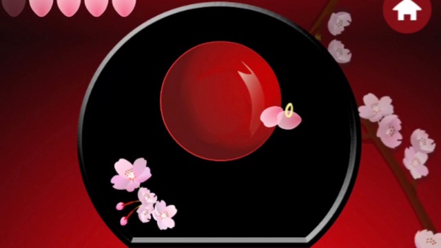 桜を使った無料スマホゲームアプリ「桜ひらりん」のレビュー 5