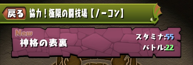 協力！極限の闘技場【ノーコン】