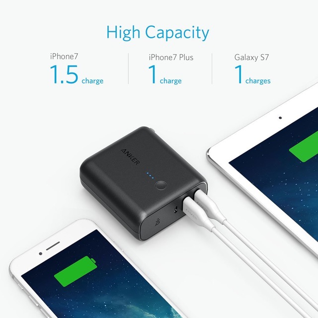 モバイルバッテリーとUSB急速充電器が1つになってかなり便利に