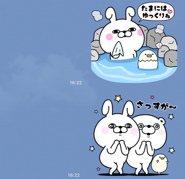 母の日にオススメの感謝の気持ちを伝えるLINEスタンプ（ラインスタンプ）。「うさまる」「カナヘイのピスケ＆うさぎ」「うさぎ１００%・くま１００%」「ボンレス犬とボンレス猫」のLINEスタンプ。