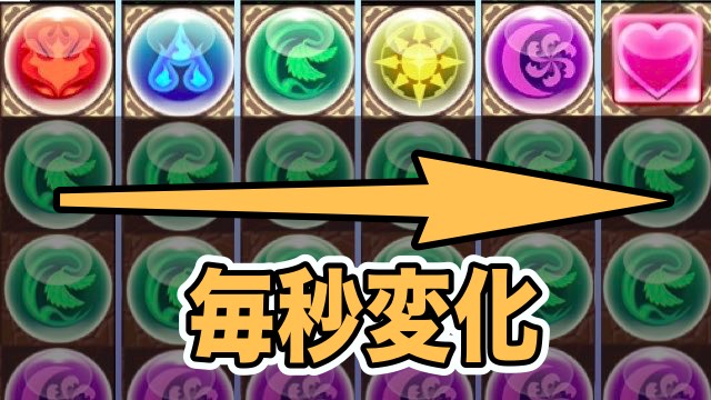 毎秒変化
