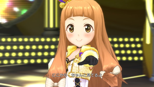 デレステにて佐々木千枝・櫻井桃華・龍崎薫・赤城みりあ・市原仁奈の5人が歌って踊る「Yes! Party Time!!」のMVのスクリーンショット