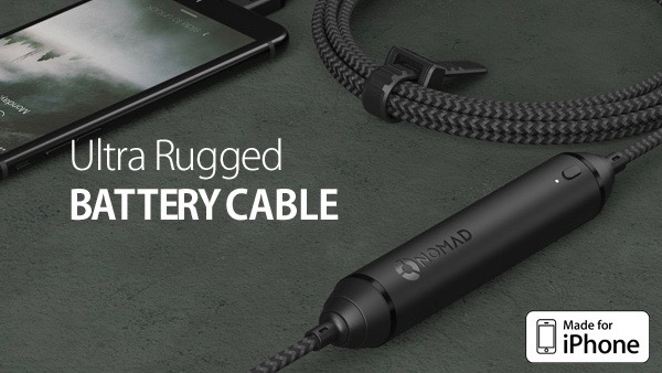 Lightningケーブルとモバイルバッテリーが合体!? iPhoneの充電問題はこれ1つで解決!