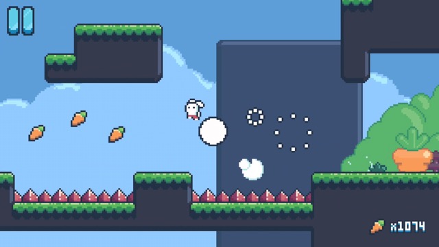 新作・無料スマホゲームアプリ「Yeah Bunny!」難しい・激ムズ・死にゲーのアクションゲーム 10