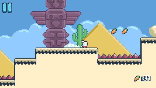 新作・無料スマホゲームアプリ「Yeah Bunny!」難しい・激ムズ・死にゲーのアクションゲーム 16