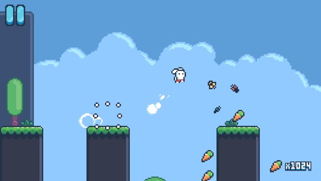 新作・無料スマホゲームアプリ「Yeah Bunny!」難しい・激ムズ・死にゲーのアクションゲーム 4