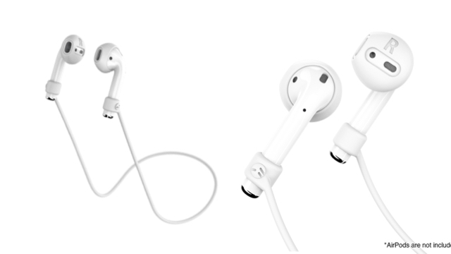 AirPodsを絶対に落とさないためのネックストラップ&イヤーピース