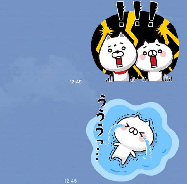 【無料】ソフトバンク白戸家＆全力でリアクションするねこの限定LINEスタンプをゲットしよう!