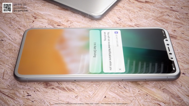 iPhone 8ホワイトモデルの予想CG