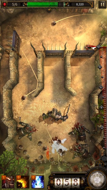 新作・無料スマホゲームアプリ「ナイツフォール（KNIGHTS FALL）」、兵士をピンボールのように撃ち出して敵を倒すパズル要素の高いアクションゲーム 13
