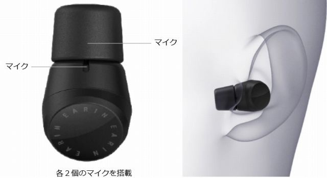 完全ワイヤレスイヤホン「EARIN」に新作『M-2』が登場