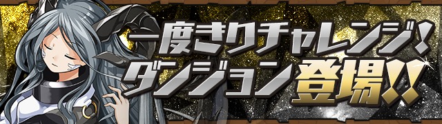 一度きりチャレンジ登場