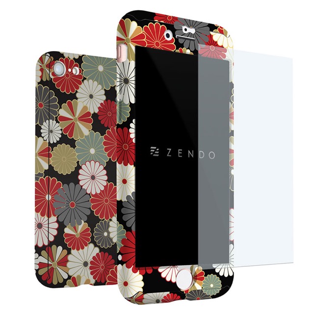 2つの極薄パーツでiPhoneを包み込むZENDO NanoSkin EX  和柄
