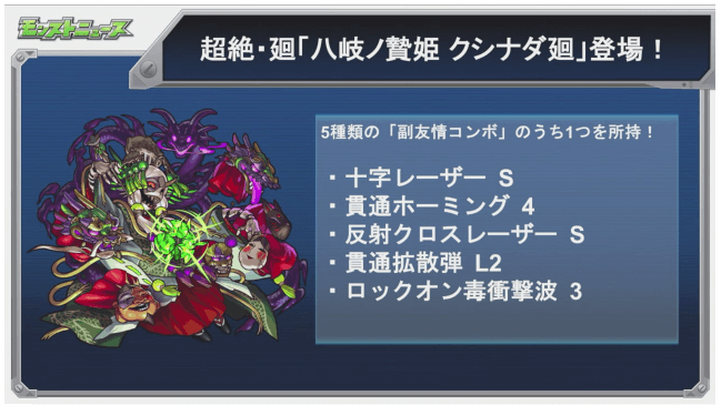 クシナダ廻 副友情コンボ一覧