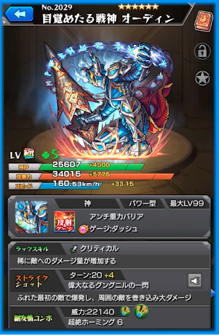 オーディンステータス