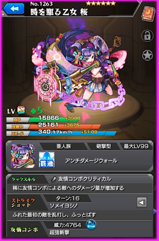 桜ステータス