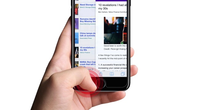 iPhoneに戻るボタンを作る保護フィルム『Halo Back SSF』