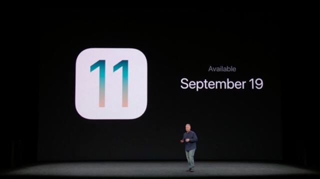 【iOS 11】の配信は米国時間9月19日！