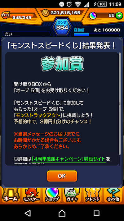 参加賞