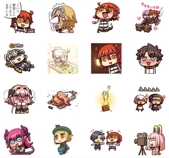 【FGO】LINEスタンプ第3弾「マンガで分かる！FGO」