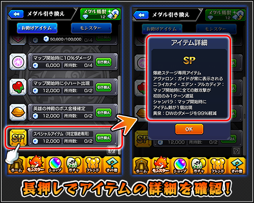 アルカディアスペシャルアイテム