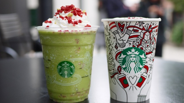 【スタバ新作】今日から #キャンディーピスタチオ #クリスマスラズベリーモカ 登場! 【先行レビューまとめ】